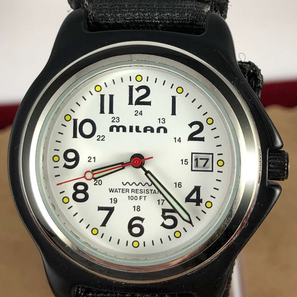 Vintage Milan Design 12 and 24 Hour Dial Watch